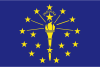 Indiana 깃발