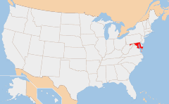 Maryland 지도