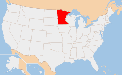 Minnesota 지도