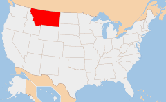 Montana 지도