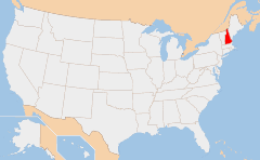New Hampshire 지도
