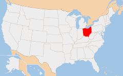 Ohio 지도