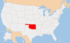 Oklahoma 지도