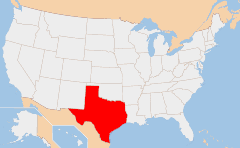 Texas 지도